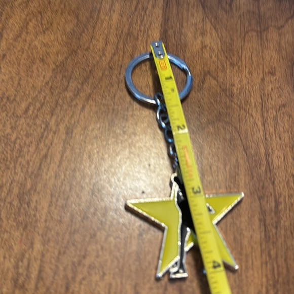 Hamilton Yellow Star Keychain with Silhouette - Picture 4 of 4